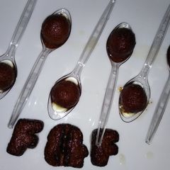 A picture of Soft and creamy gulabjamun #foodies&friends I love MEETHA.