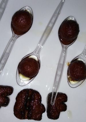 A picture of Soft and creamy gulabjamun #foodies&friends I love MEETHA.