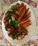 Pechuga de pollo con salsa chimichurri