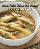Asam Pedas Rebus Cili Kering Batang Keladi (Kaeng Som)