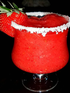 A picture of Mike's Adult Strawberry Guava Daiquiri Cocktails.