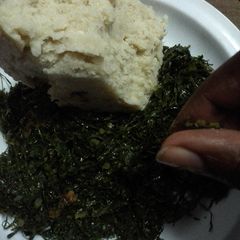 A picture of Fried Kale.