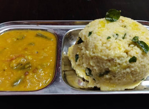 A picture of Thinai Pongal Recipe | Foxtail Millet Pongal Recipe | Millet Ven Pongal.