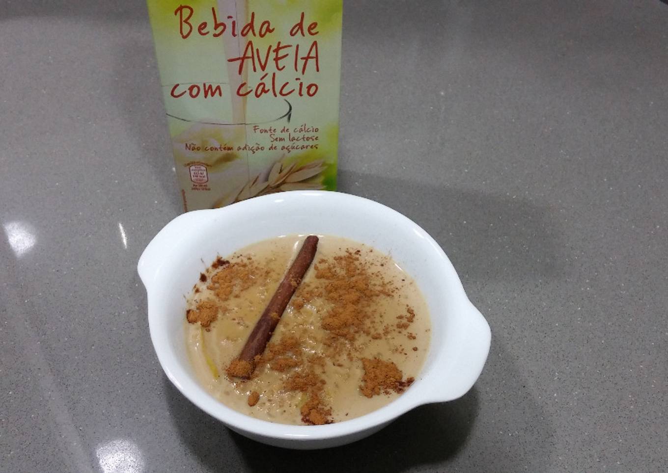 Arroz con leche vegano