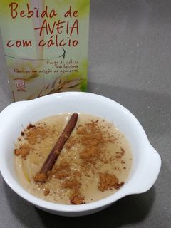Una foto de Arroz con leche vegano