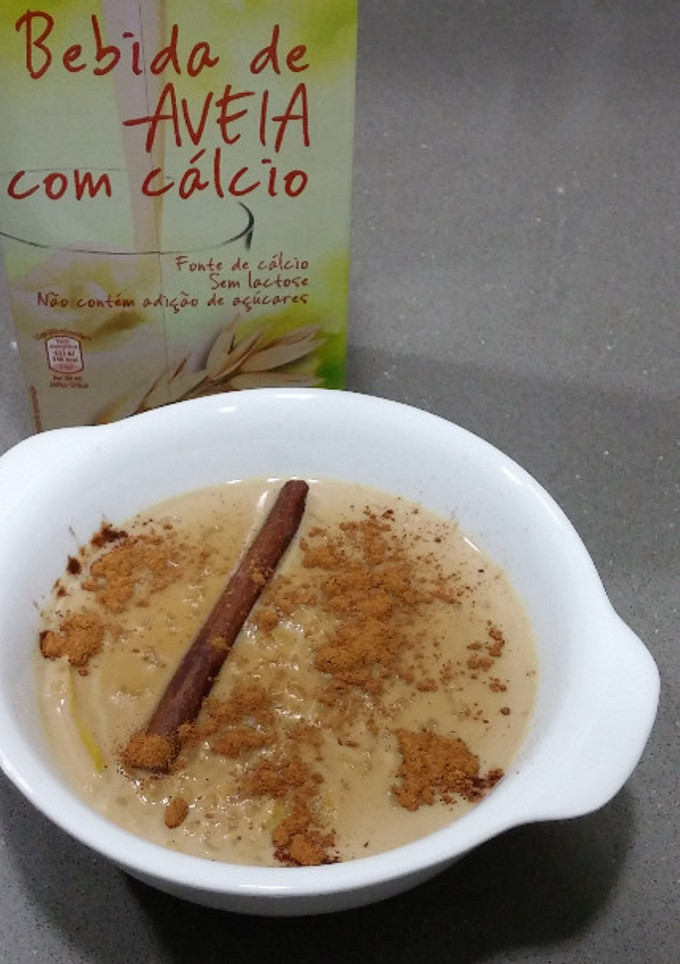 Una foto de Arroz con leche vegano