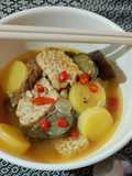 Tumis daging tofu