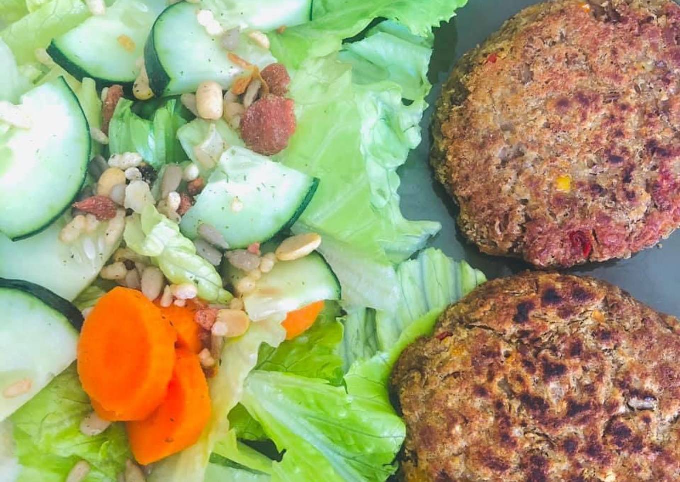 Hamburguesa de lentejas