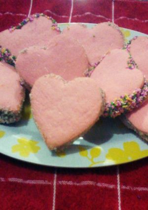 Una foto de Corazones de Maicena