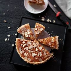 A picture of Bakewell Coconut & Caramel Pie.
