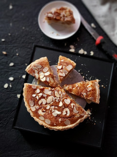 A picture of Bakewell Coconut & Caramel Pie.