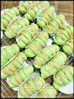 Foto resep Bakpao Coklat Pandan with Bread Maker