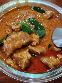 A picture of Panaeng Curry with Pork.