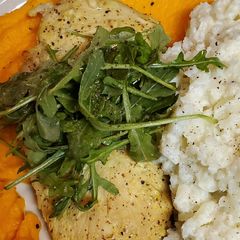 A picture of Oven Roasted Dijon Chicken Breasts (150 calories).