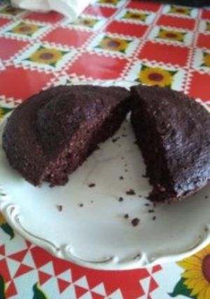 Una foto de Bizcochuelo de chocolate sin harina en 5'