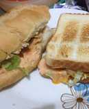 Tortas y Sándwich de pollo