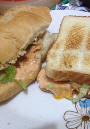 A picture of Chicken Tortas and Sandwiches.