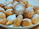 Buñuelos veganos de yogur de soja