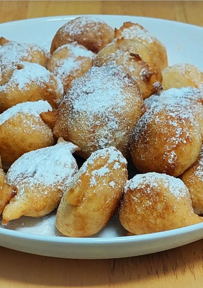 Una foto de Buñuelos veganos de yogur de soja