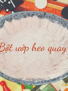 Hình của món Bột ướp heo quay.