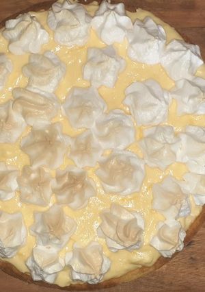 Una foto de Tarta de mousse de limón 🍋🍋