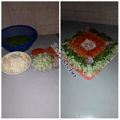 A picture of Vegetables salad.
