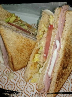 Una foto de Sándwich vegetal