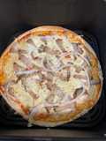 Pizza de tortita de avena en Airfryer