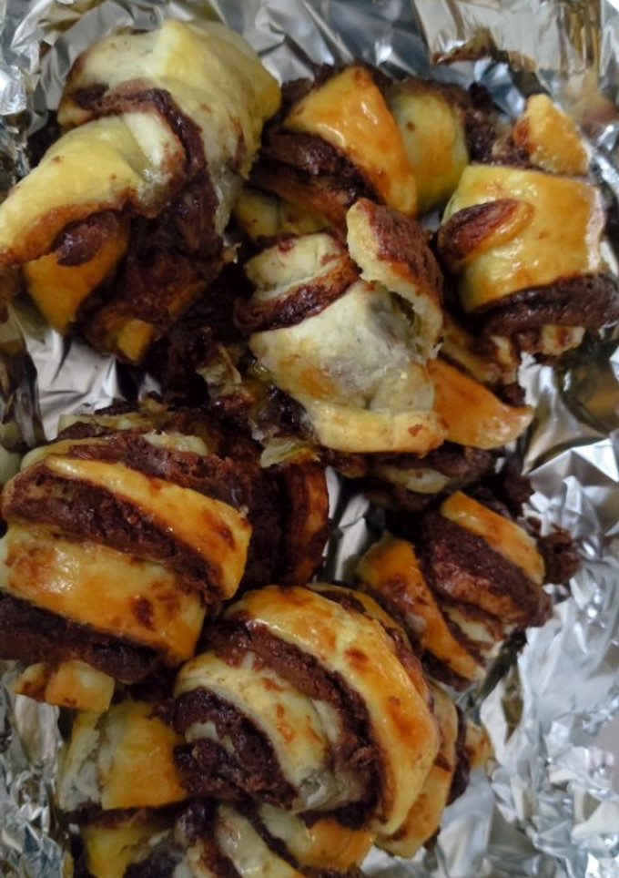 Una foto de Cruasanes de chocolate Air Fryer