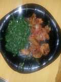Fried skuma with beef