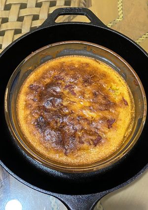 Foto resep Pumpkin cake with bacon