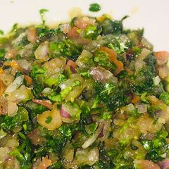 A picture of Coriander chutney.