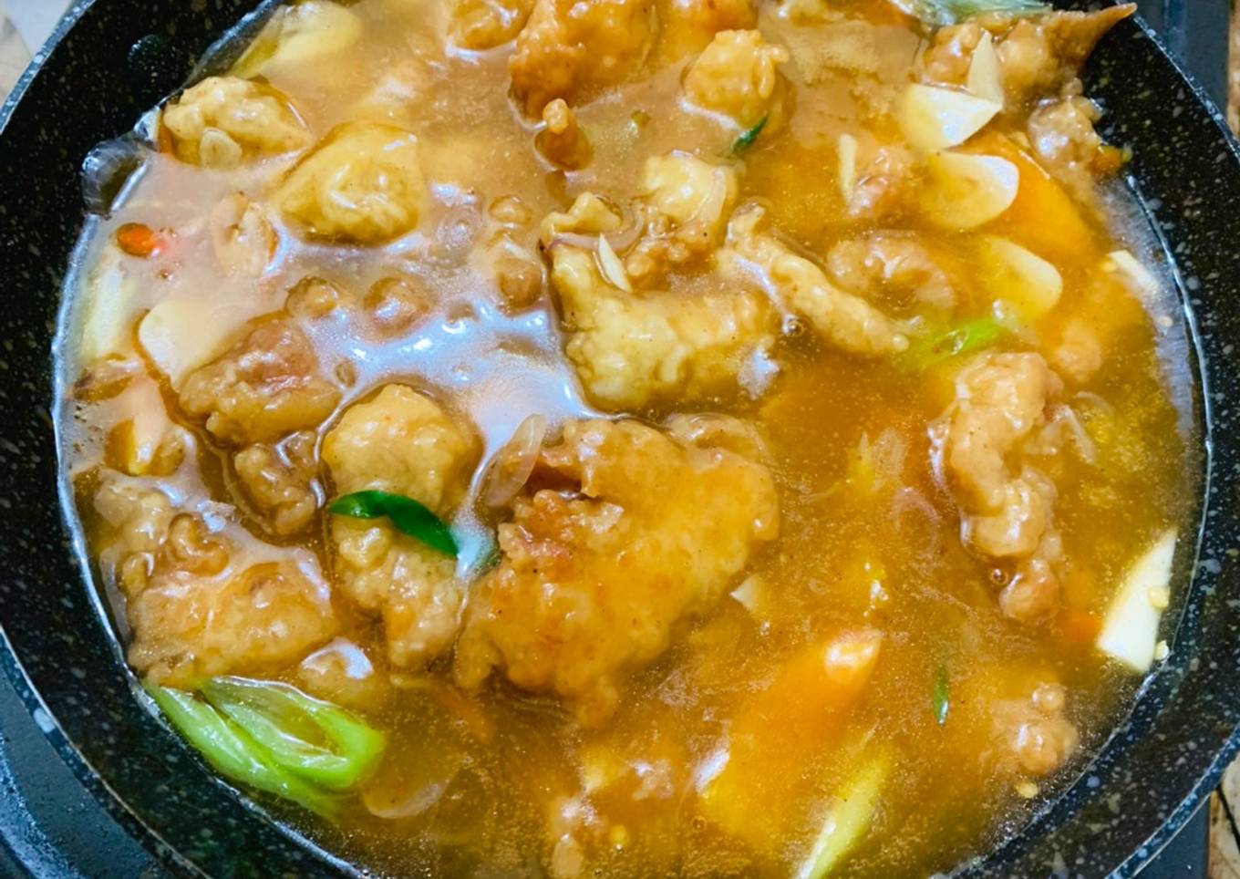 Ayam Krispi Asam Pedas