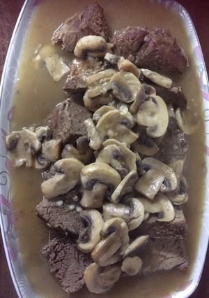 صورة لوصفة روستو بصوص المشروم (الفطر)