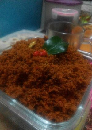 Foto resep Serundeng rendang rawit