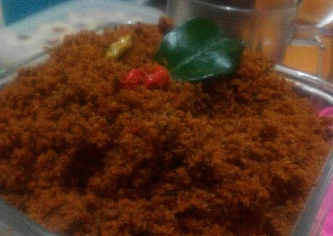 Serundeng rendang rawit