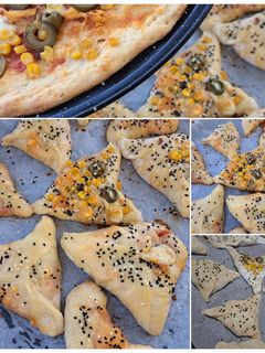 صورة لوصفة فطائر بحشوة بيتزا🍕