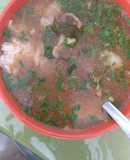 Sopa de pata de res
