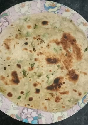 ગ્રીન ગાર્લિક પરાઠા (Green Garlic Paratha Recipe In Gujarati) રેસીપી મુખ્ય ફોટો