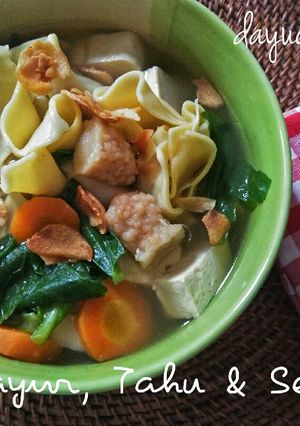 Foto resep Sop Sayur, Tahu & Seafood