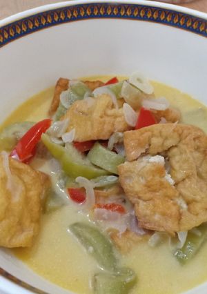 Foto resep Sayur tahu terong simple