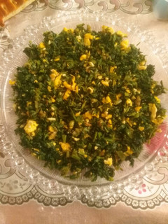 عکسی از دستور خوراک اسفناج