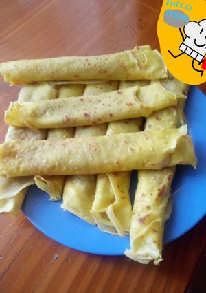 Una foto de Panqueques a la chilenita