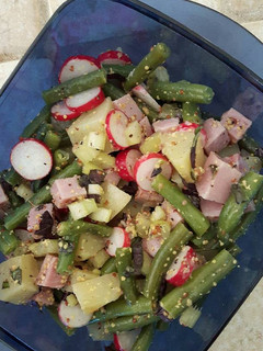 A picture of Grandma's potato salad.