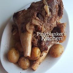 A picture of Slow Cooked Lamb & Instant Polenta.