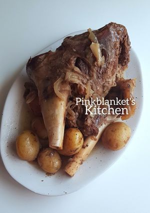 A picture of Slow Cooked Lamb & Instant Polenta.