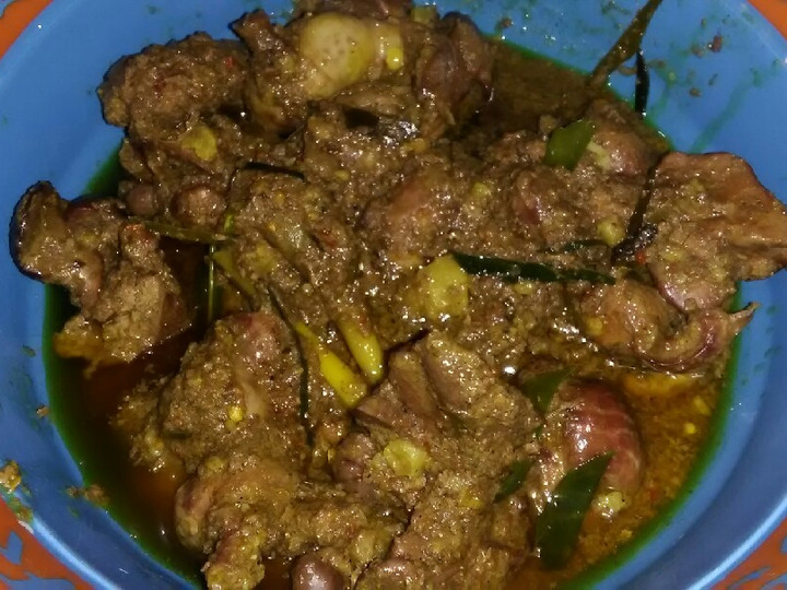 Resep: Empedal Hati Ayam bumbu rendang Menu Enak Dan Mudah Dibuat