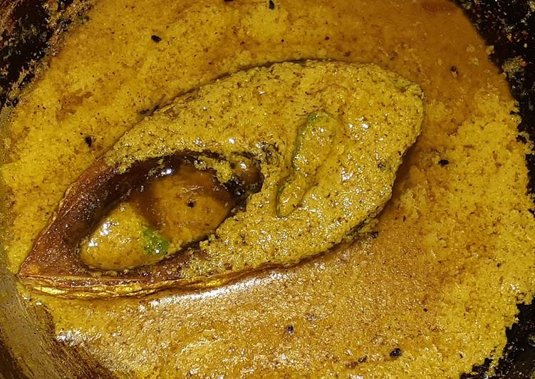 Simple Way to Make Homemade Posto ilish(Hilsa in poppy seeds paste)