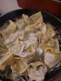 Tortellini de espinaca y pollo