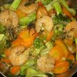 Tumis sayur brokoli udang